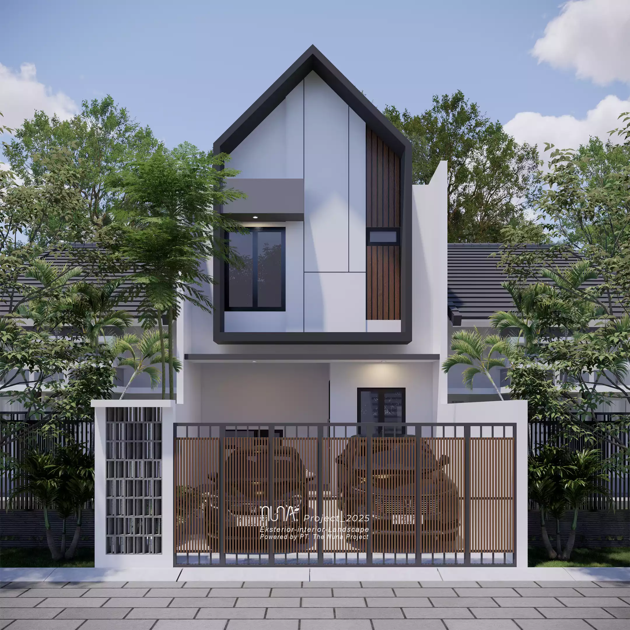 Desain Rumah Pa Rendra, Pondok Kelapa